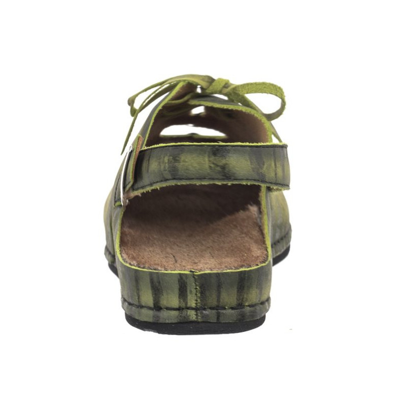 Maciejka Zielone/Czarne 06418-09/00-6 (MA1190-b) sandals