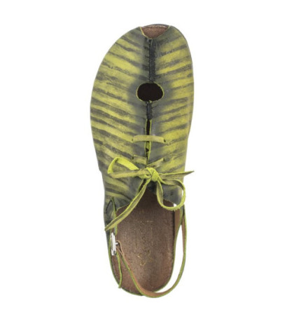 Maciejka Zielone/Czarne 06418-09/00-6 (MA1190-b) sandals