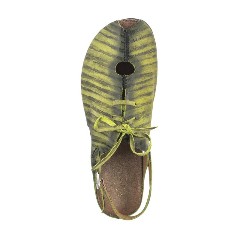 Maciejka Zielone/Czarne 06418-09/00-6 (MA1190-b) sandals