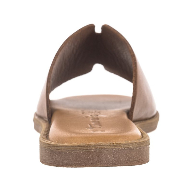 Tamaris Brązowe 1-27135-42 305 Cognac (TM484-b) Moteriški batai/šlepetės