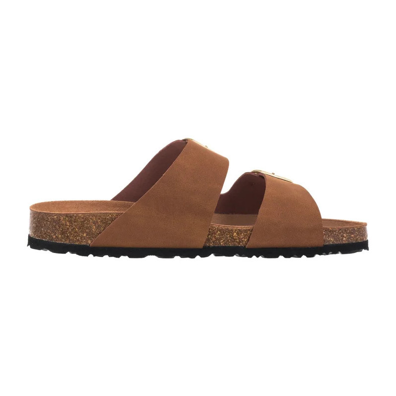 Tamaris Brązowe 1-27503-42 307 Cognac Nubuk (TM483-c) Sieviešu apavi/Flip Flops