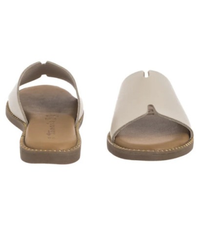 Tamaris Beżowe 1-27135-42 418 Ivory (TM484-c) Moteriški batai/šlepetės