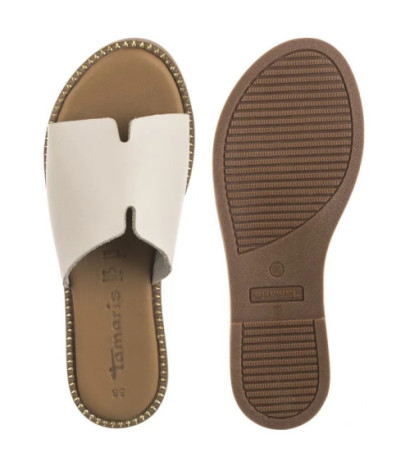 Tamaris Beżowe 1-27135-42 418 Ivory (TM484-c) Moteriški batai/šlepetės