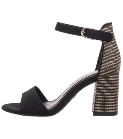 Tamaris Czarne 1-28356-42 0C8 Black Comb (TM482-c) kurpes