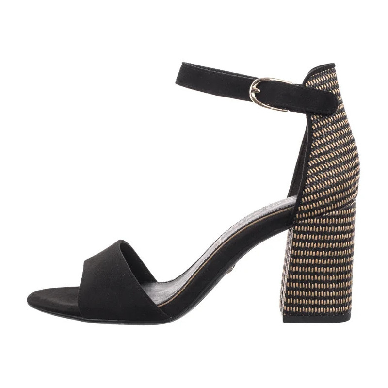 Tamaris Czarne 1-28356-42 0C8 Black Comb (TM482-c) kurpes