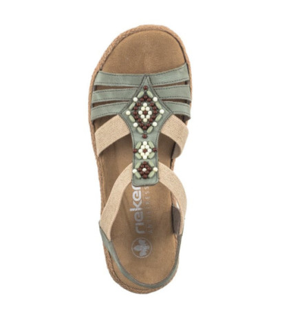 Rieker Zielone V0920-52 Green (RI163-a) batai