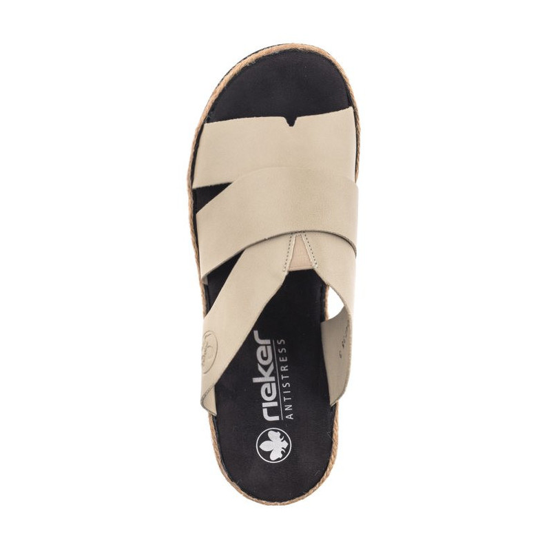 Rieker Beżowe V7989-62 Beige (RI164-a) kingad
