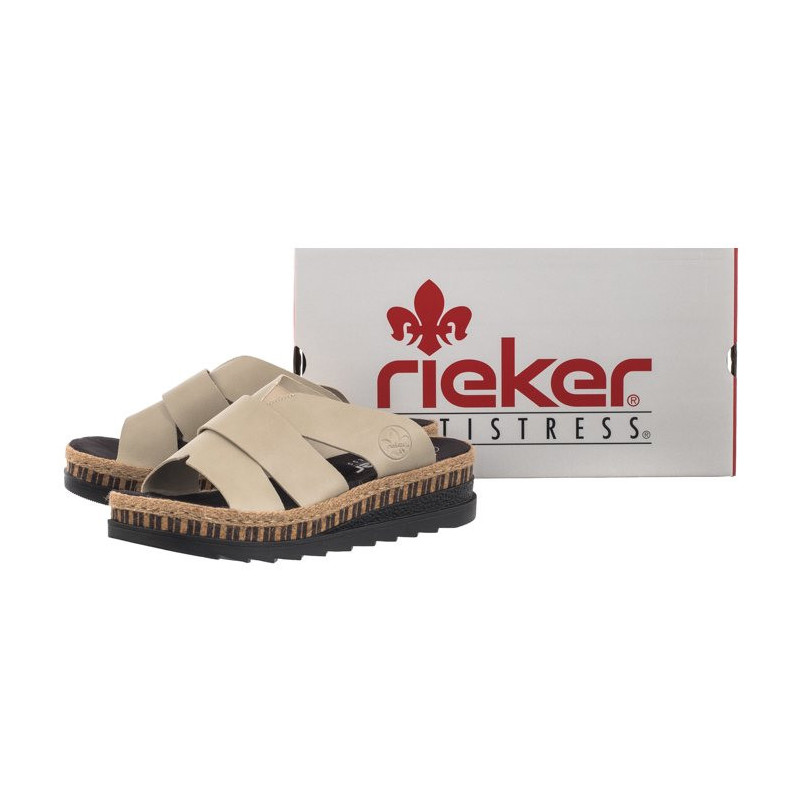 Rieker Beżowe V7989-62 Beige (RI164-a) shoes