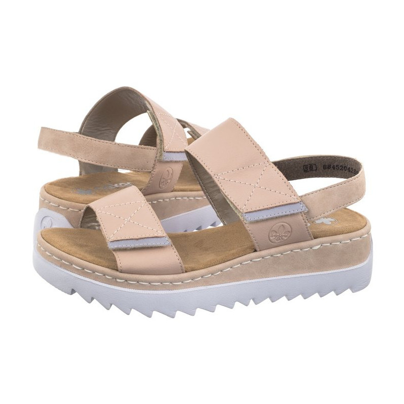 Rieker Różowe V4475-31 Pink (RI166-a) kingad