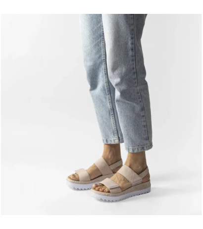 Rieker Różowe V4475-31 Pink (RI166-a) bateliai