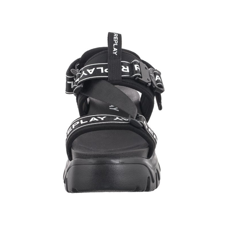 Replay Juyce Buckle GWSA6.000.C0001T RSA60001T 0003 Black (RP15-a) sandals