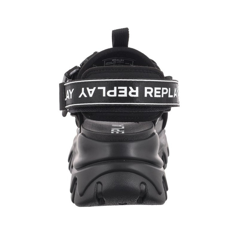 Replay Juyce Buckle GWSA6.000.C0001T RSA60001T 0003 Black (RP15-a) sandales