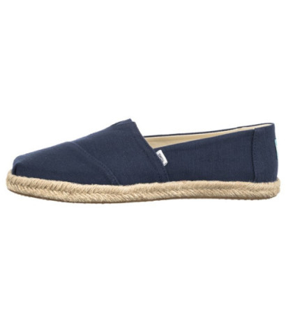 Toms Alpargata Rope Navy Recycled Cotton Slubby Woven 10019674 (TS45-a) kurpes