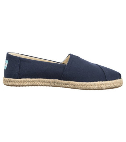 Toms Alpargata Rope Navy Recycled Cotton Slubby Woven 10019674 (TS45-a) sportiniai bateliai