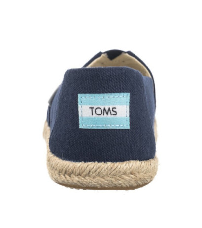 Toms Alpargata Rope Navy Recycled Cotton Slubby Woven 10019674 (TS45-a) sportiniai bateliai