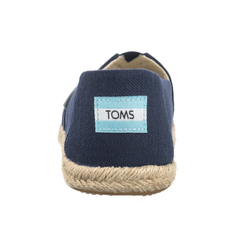 Toms Alpargata Rope Navy Recycled Cotton Slubby Woven 10019674 (TS45-a) kurpes