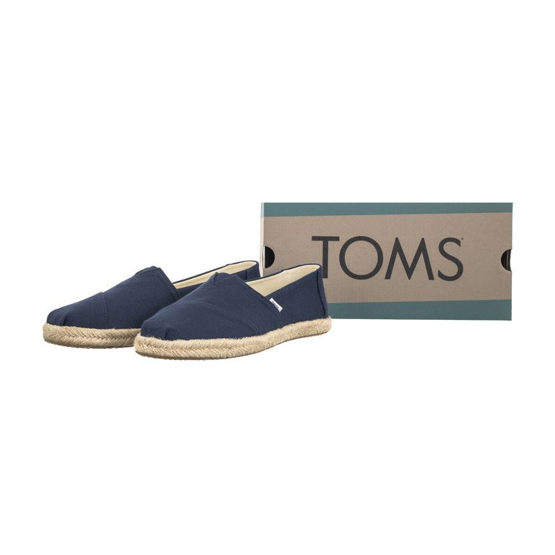 Toms Alpargata Rope Navy Recycled Cotton Slubby Woven 10019674 (TS45-a) kingad