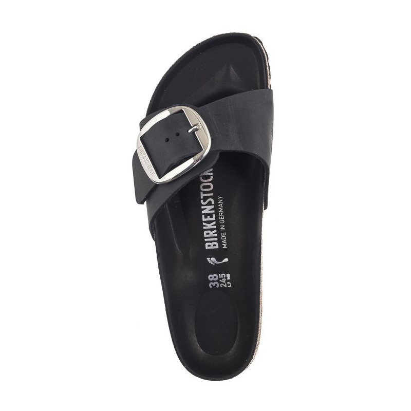 Birkenstock Madrid Big Buckle Black 1006523 (BK248-a) Sieviešu apavi/Flip Flops