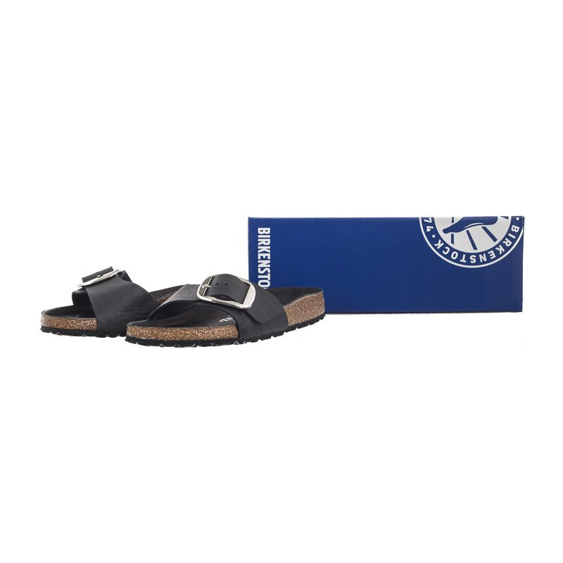 Birkenstock Madrid Big Buckle Black 1006523 (BK248-a) Moteriški batai/šlepetės