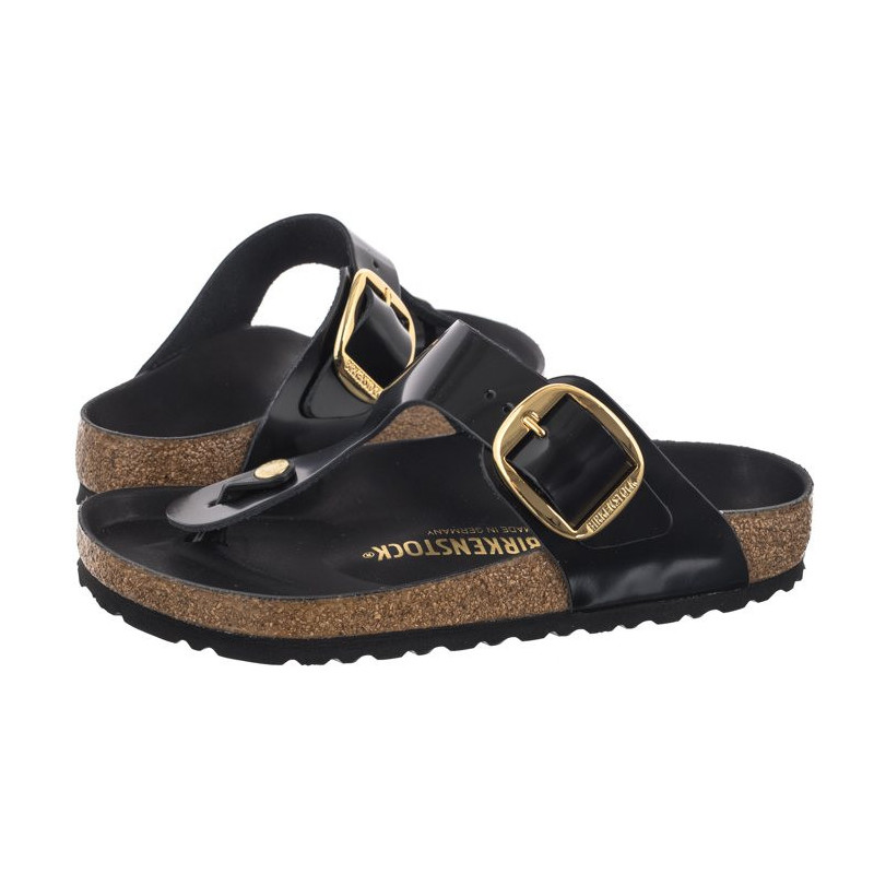 Birkenstock Gizeh Big Buckle High-Shine Black 1021467 (BK253-a) kingad