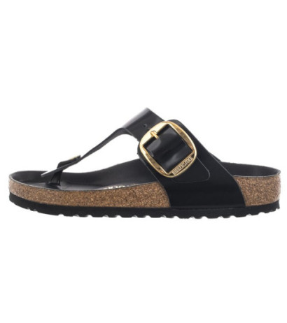 Birkenstock Gizeh Big Buckle High-Shine Black 1021467 (BK253-a) apavi