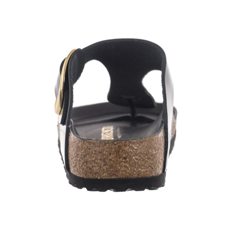Birkenstock Gizeh Big Buckle High-Shine Black 1021467 (BK253-a) apavi