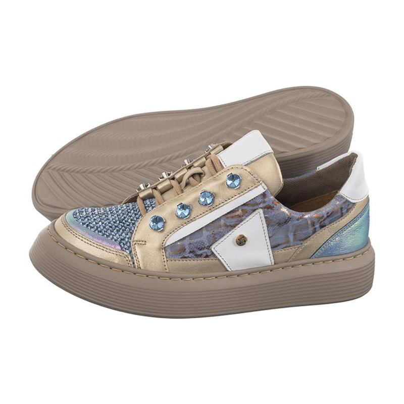 Maciejka Niebieskie/Beżowe 06466-06/00-7 (MA1195-a) shoes