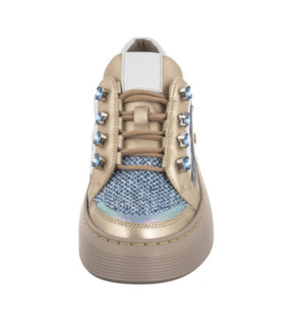 Maciejka Niebieskie/Beżowe 06466-06/00-7 (MA1195-a) kurpes