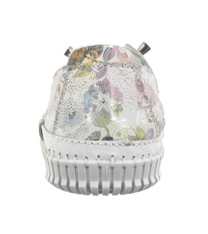 Venezia Białe w Kwiaty 400157 White Pri (VE765-a) kurpes