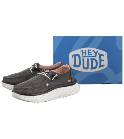 Hey Dude Wendy Peak Chambray Black 40255-001 (HY15-a) batai