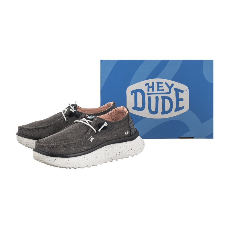 Hey Dude Wendy Peak Chambray Black 40255-001 (HY15-a) batai