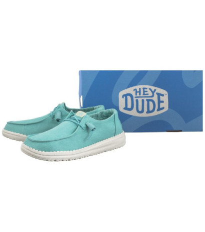 Hey Dude Wendy Canvas Turquoise 40902-440 (HY17-b) shoes