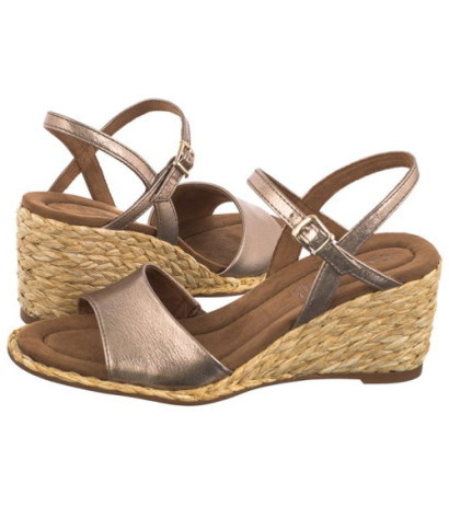 Caprice Złote 9-28307-42 341 Taupe Metallic (CP408-a) kurpes