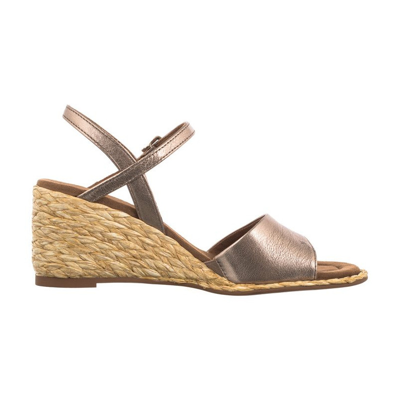 Caprice Złote 9-28307-42 341 Taupe Metallic (CP408-a) kurpes