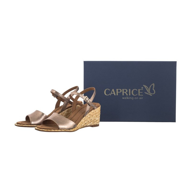 Caprice Złote 9-28307-42 341 Taupe Metallic (CP408-a) kurpes