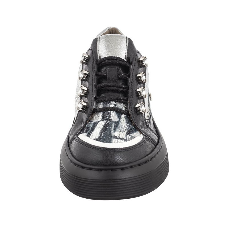 Maciejka Czarne+Białe 06466-01/00-7 (MA1195-b) shoes