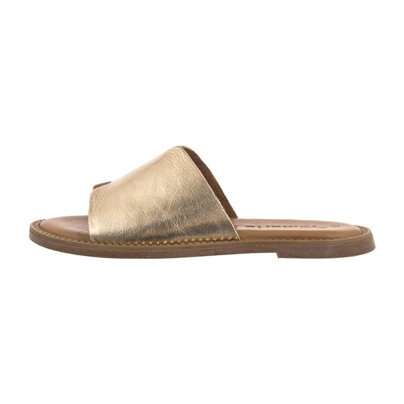 Tamaris Złote 1-27135-42 933 Light Gold (TM490-a) Sieviešu apavi/Flip Flops