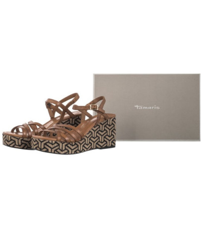 Tamaris Brązowe 1-28014-42 310 Camel (TM491-a) shoes