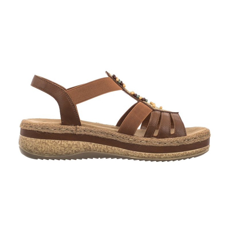 Rieker Brązowe V0921-24 Brown (RI175-a) kingad