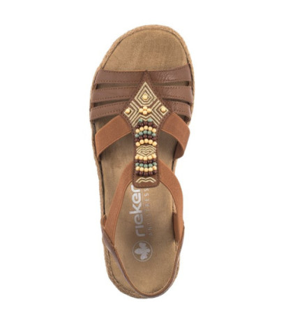 Rieker Brązowe V0921-24 Brown (RI175-a) kingad