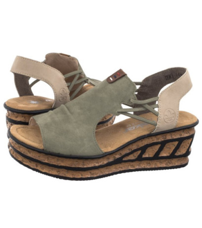 Rieker Zielone 68175-52 Green (RI176-a) kurpes