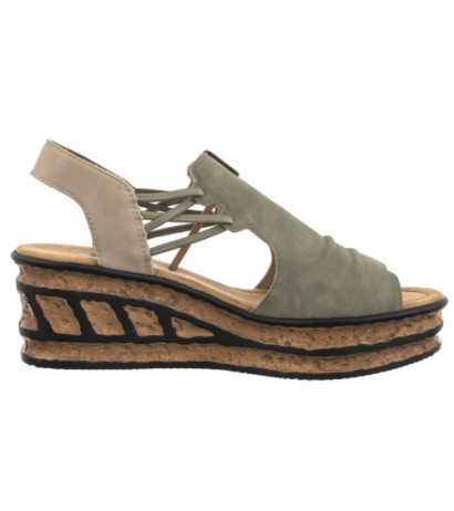 Rieker Zielone 68175-52 Green (RI176-a) batai