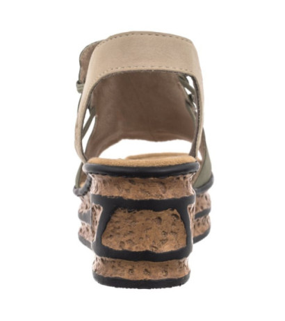 Rieker Zielone 68175-52 Green (RI176-a) batai