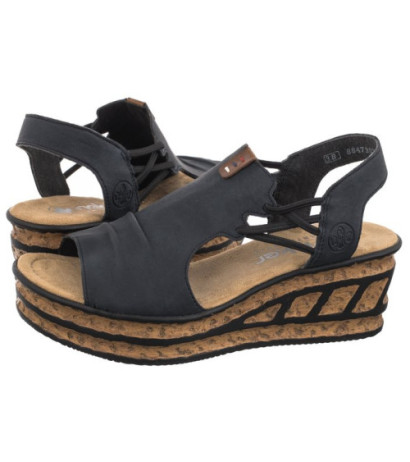 Rieker Granatowe 68175-14 Blue (RI176-b) batai