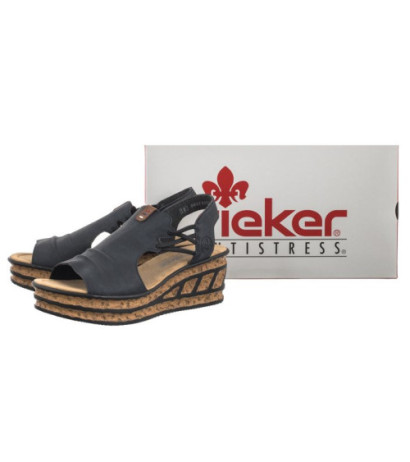 Rieker Granatowe 68175-14 Blue (RI176-b) kingad