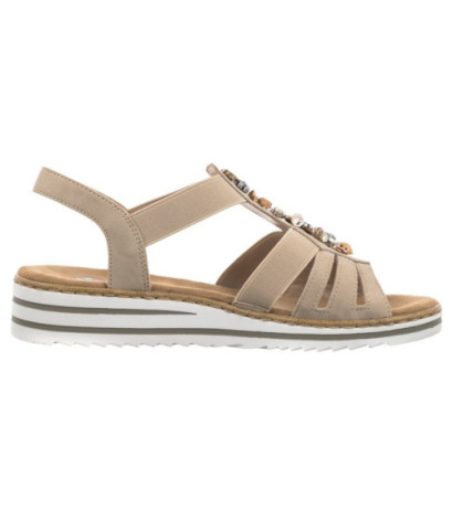 Rieker Beżowe V0649-62 Beige (RI177-a) kingad
