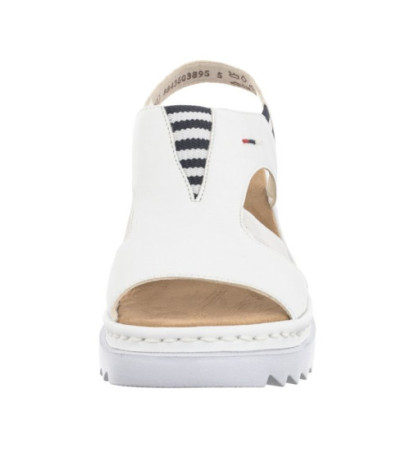 Rieker Białe V44Y5-80 White (RI179-a) sandales