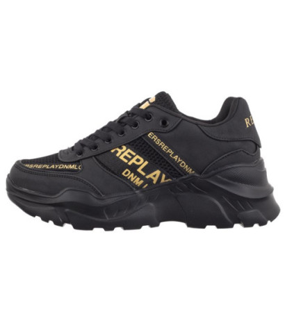 Replay Vanessa Tape GWS7Z.000.C0007S RS7Z0007S 0006 Black/Gold (RP18-a) sporta apavi