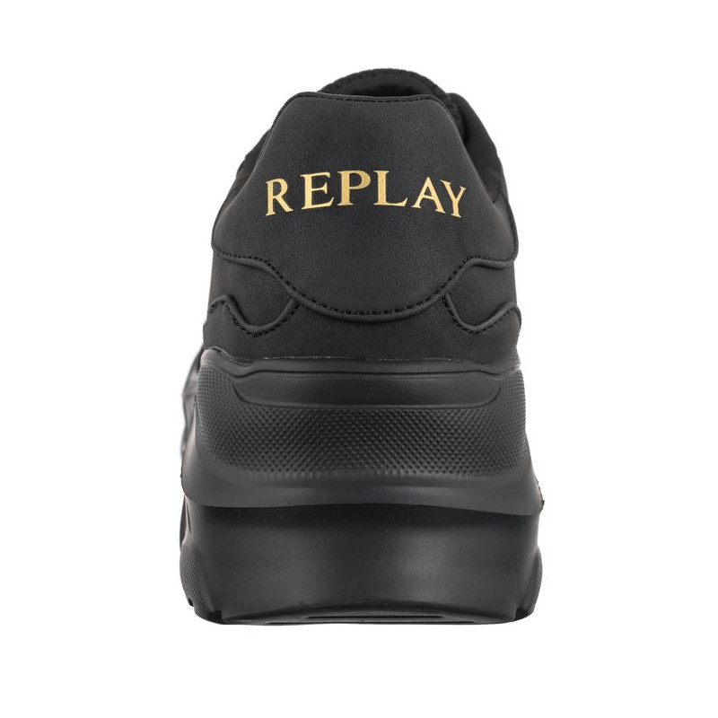 Replay Vanessa Tape GWS7Z.000.C0007S RS7Z0007S 0006 Black/Gold (RP18-a) sporta apavi