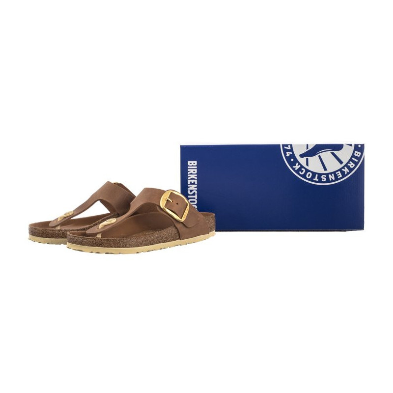 Birkenstock Gizeh Big Buckle Cognac 1018745 (BK249-b) šlepetės